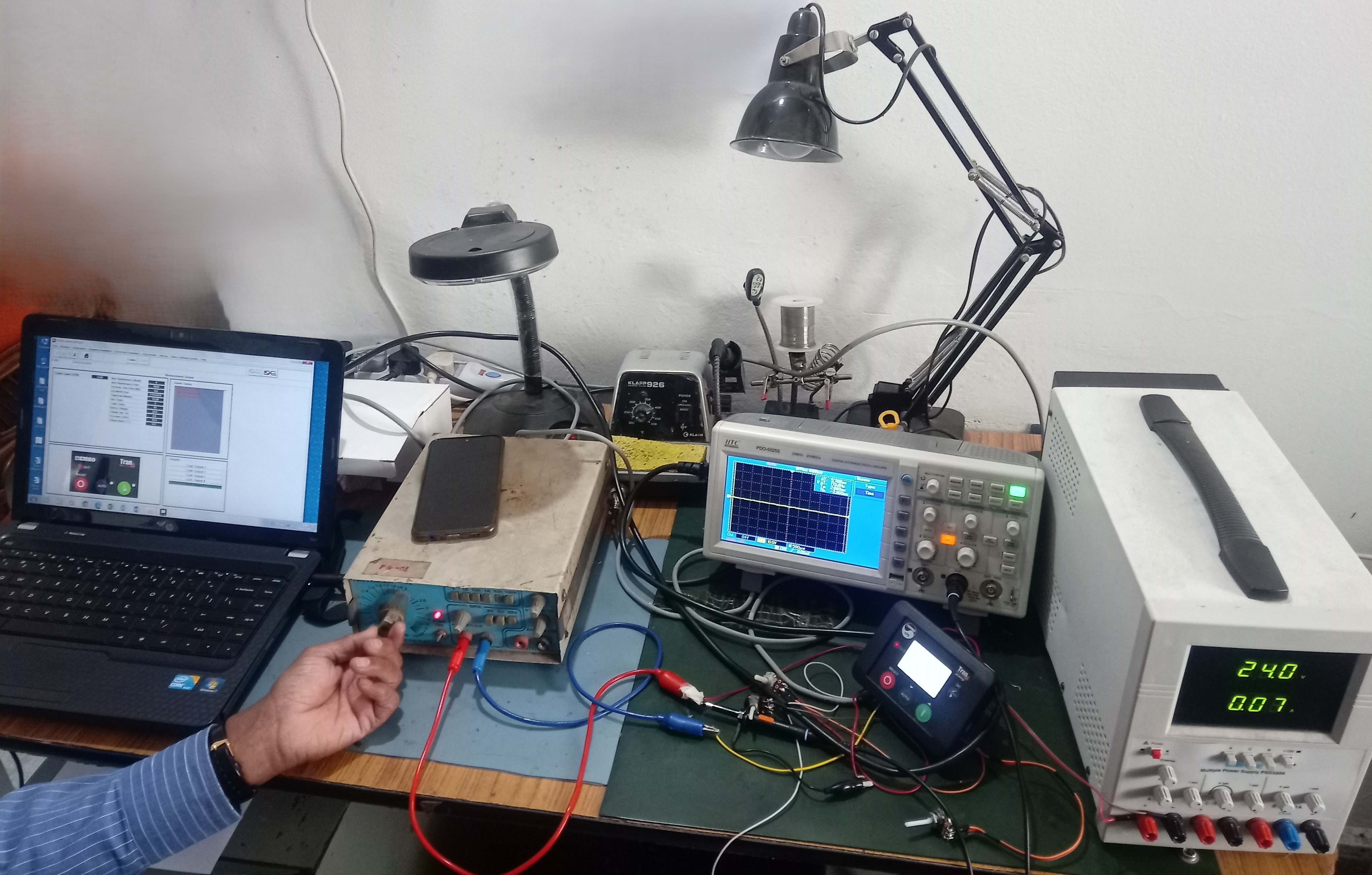 Industrial device build and internal quality checks